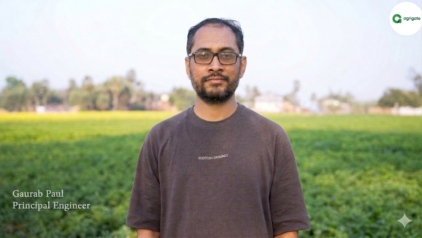 Follow Gaurab Paul, leading AgriGate tech, creating rural impact while finding purpose beyond code